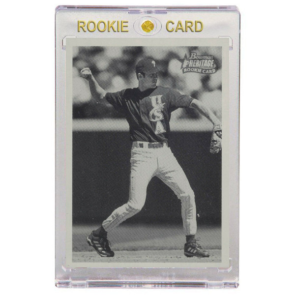 Chase Utley Philadelphia Phillies 2001 Bowman Heritage # 30 Rookie Card