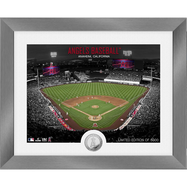 Highland Mint Los Angeles Angels Art Deco Stadiums Silver Coin 13 x 16 Photo Mint