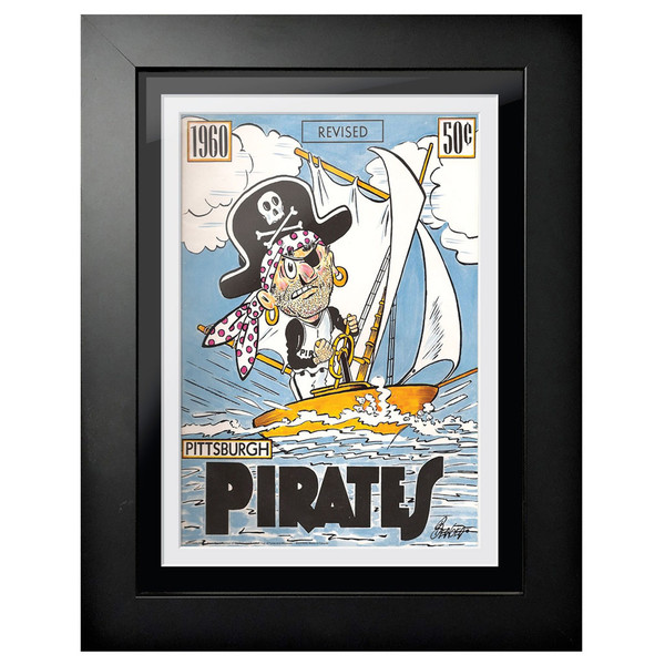 Pittsburgh Pirates 1960 Yearbook Cover 18 x 14 Framed Print