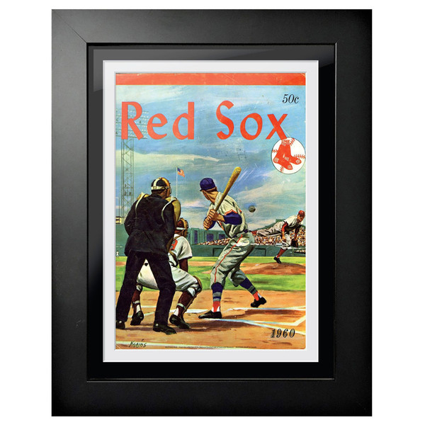 Boston Red Sox 1960 Yearbook Cover 18 x 14 Framed Print