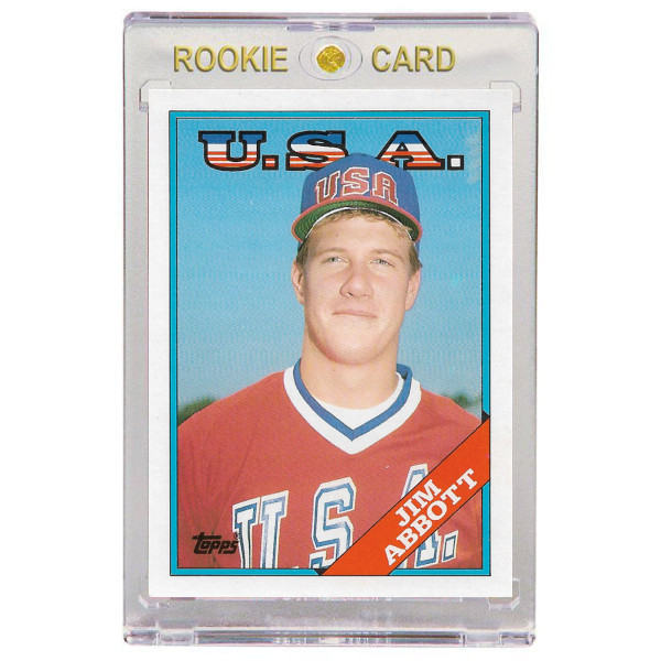 Jim Abbott Team USA 1988 Topps Traded # 1T Rookie Card