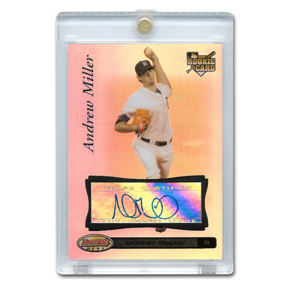 Andrew Miller Autographed Card 2007 Bowman's Best # 85