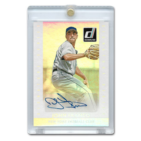 John Franco Autographed Card 2015 Donruss Signature Series # 86