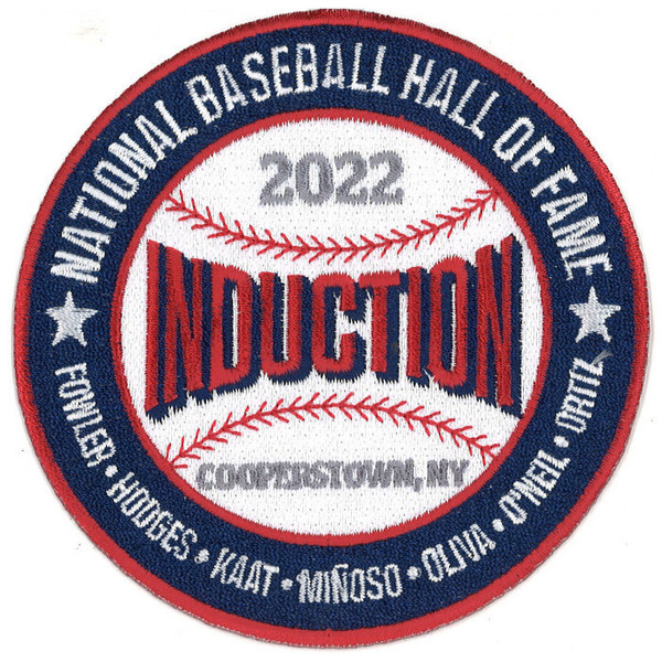 Baseball Hall of Fame 2022 Induction Logo Patch