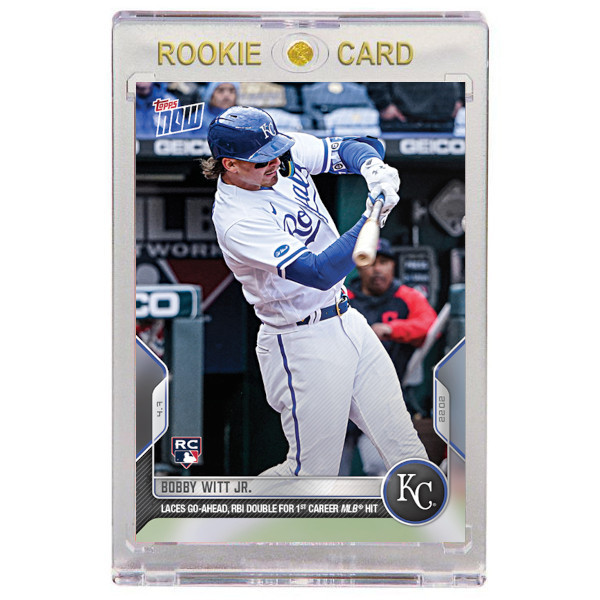 Bobby Witt Jr. Kansas City Royals 2022 Topps Now # 3 Rookie Card