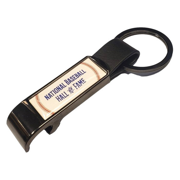 Baseball Hall of Fame Bottle Opener Keychain