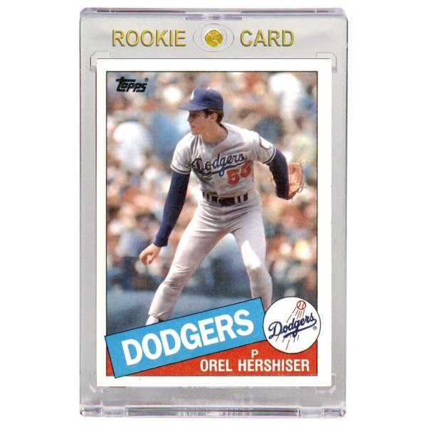 Orel Hershiser Los Angeles Dodgers 1985 Topps # 493 Rookie Card