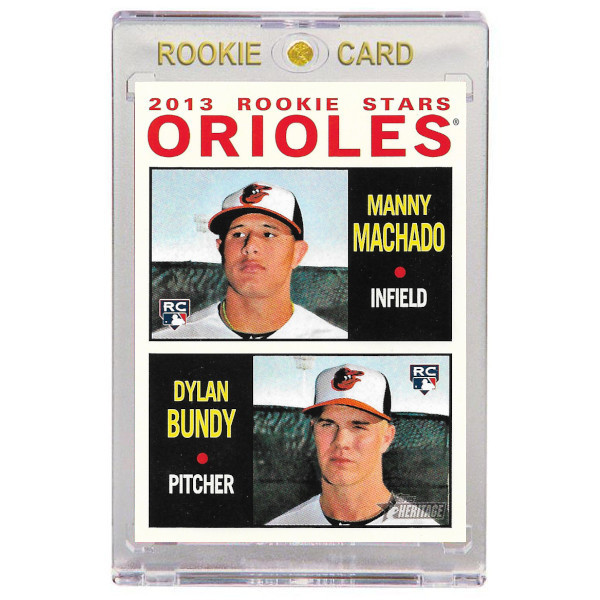 Manny Machado Baltimore Orioles 2013 Topps Heritage # 201 Rookie Card