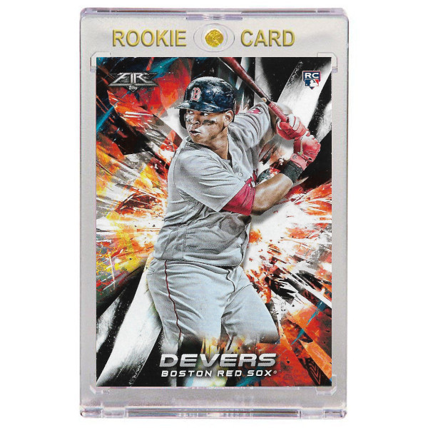 Rafael Devers Boston Red Sox 2018 Topps Fire # 118 Rookie Card