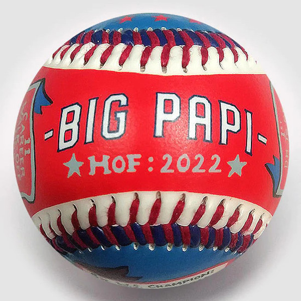 David Ortiz 2022 HOF Induction Unforgettaballs Limited Commemorative Baseball with Lucite Gift Box