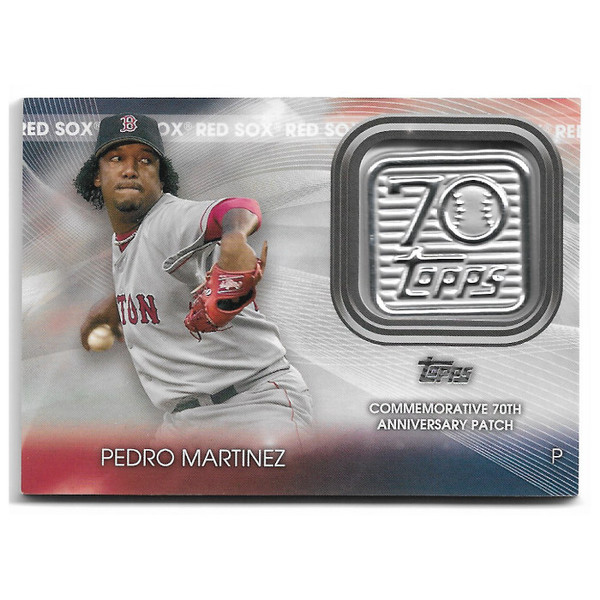 Pedro Martinez 2021 Topps 70th Anniversary Logo Patch # 70LP-PM