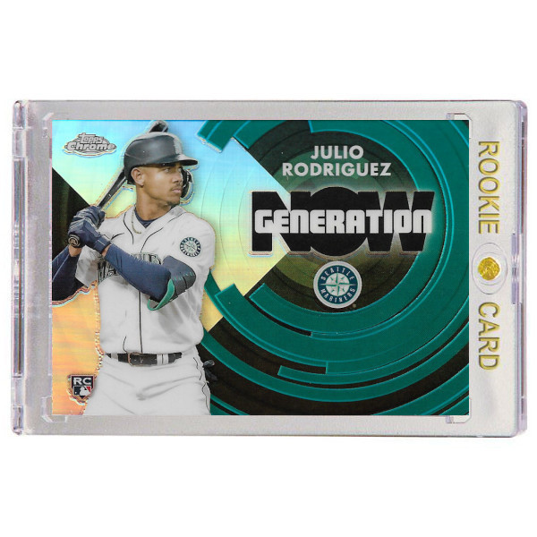 Julio Rodriguez Seattle Mariners 2022 Topps Chrome Update Generation Now # GNC24 Rookie Card
