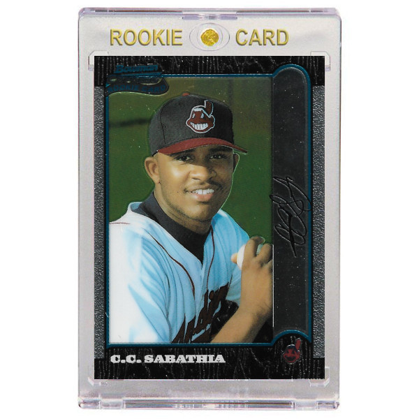 CC Sabathia Cleveland Indians 1999 Bowman Chrome # 344 Rookie Card