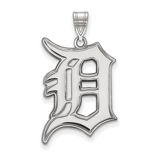 LogoArt Detroit Tigers Sterling Silver X-Large Pendant