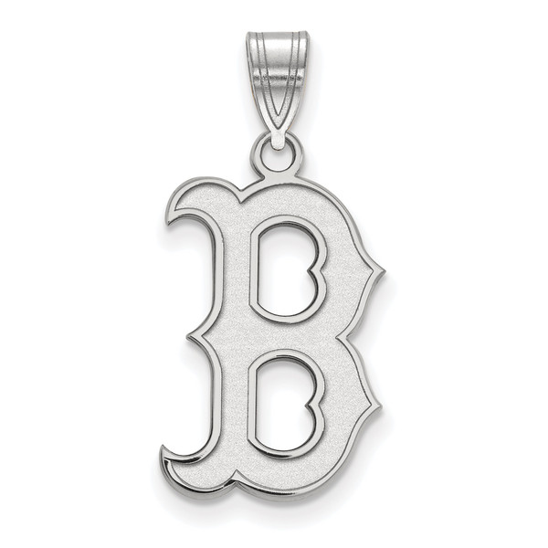 LogoArt Boston Red Sox Sterling Silver Large Pendant