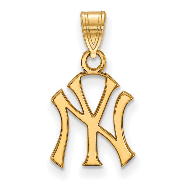 LogoArt New York Yankees 14k Gold Logo Small Pendant