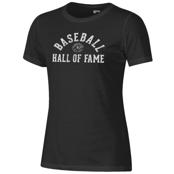 Women’s Baseball Hall of Fame Black 1939 Seal Crewneck T-Shirt