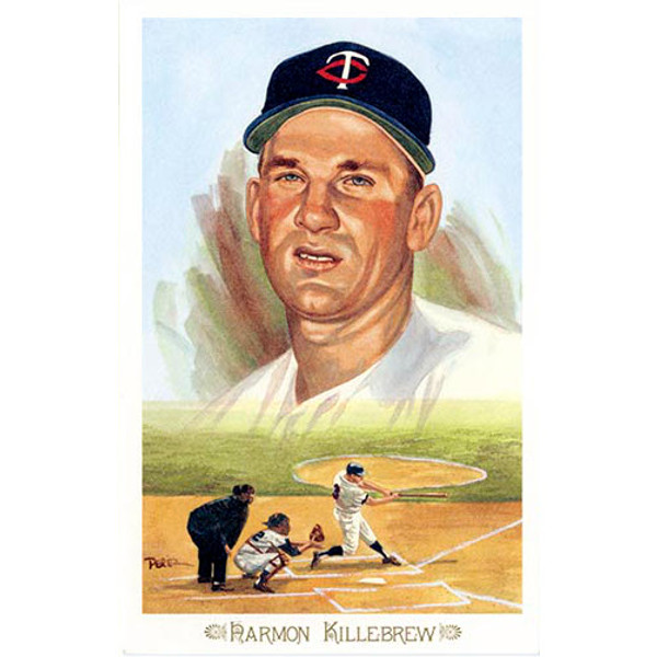 Harmon Killebrew Perez-Steele Baseball Hall of Fame 50th 1989 Celebration Series Limited Edition Postcard # 23