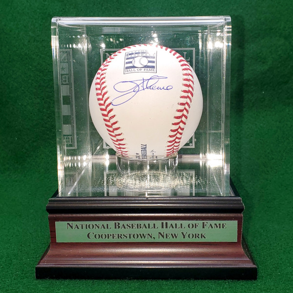 Jim Thome Autographed Hall of Fame Logo Baseball with HOF Case (Beckett)