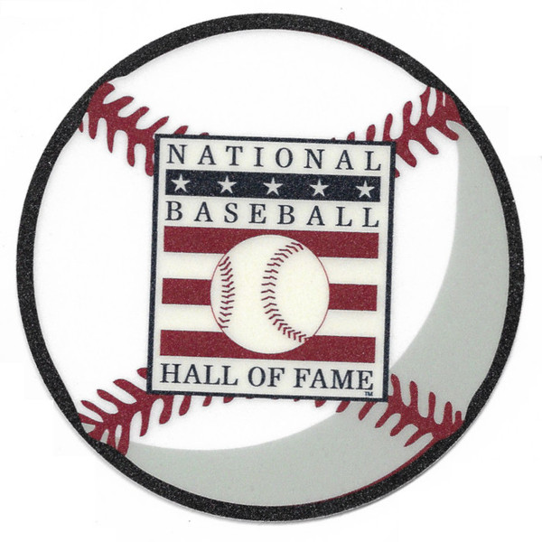 Baseball Hall of Fame Round Logo Vinyl Decal