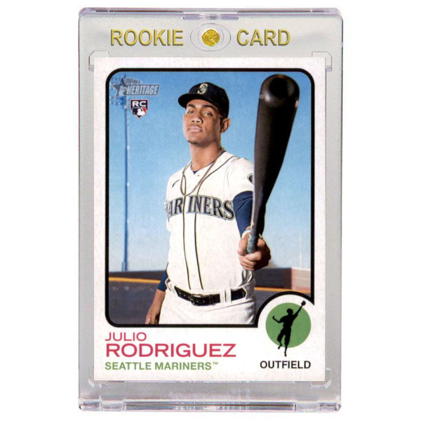 Julio Rodriguez Seattle Mariners 2022 Topps Heritage # 700 Rookie Card