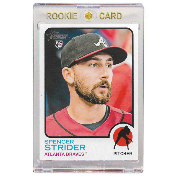 Spencer Strider Atlanta Braves 2022 Topps Heritage # 521 Rookie Card