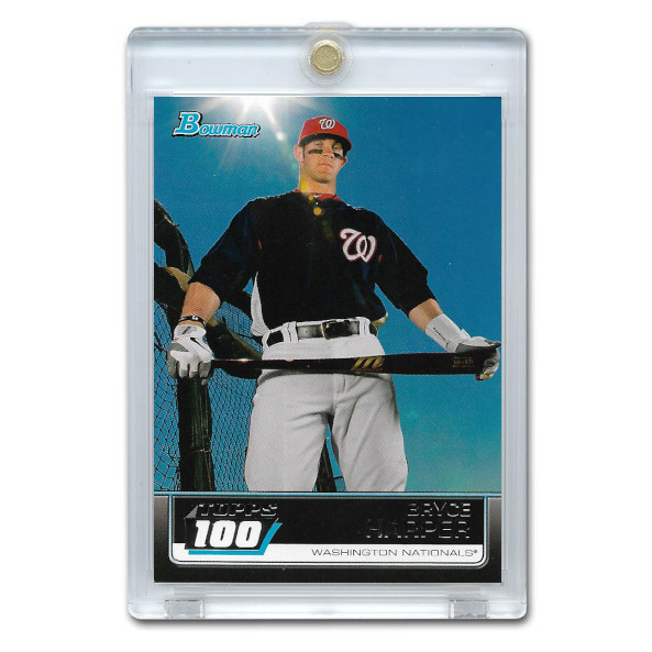 Bryce Harper Washington Nationals 2011 Bowman Top 100 # TP1 Pre-Rookie Card