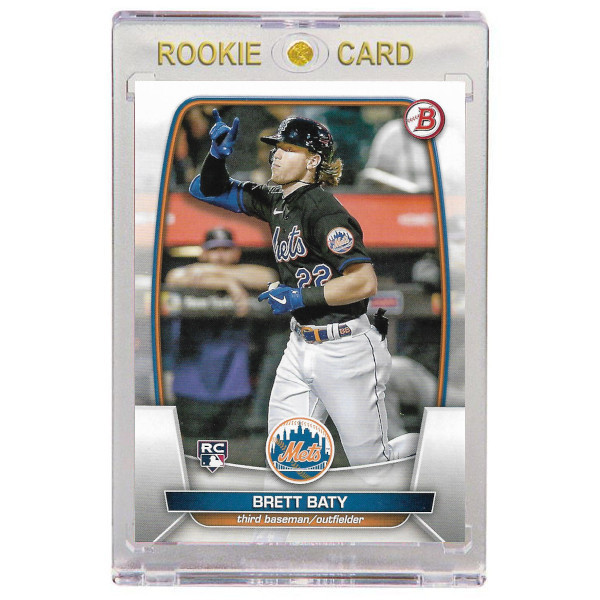 Brett Baty New York Mets 2023 Bowman # 80 Rookie Card