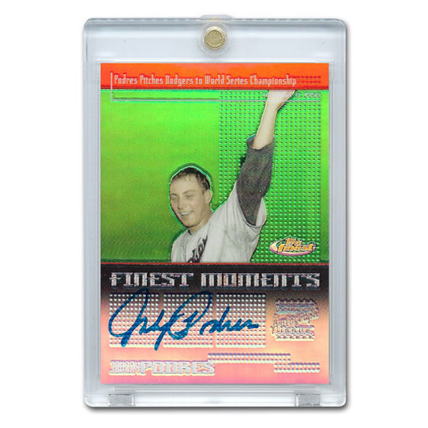 Johnny Podres Autographed Card 2004 Topps Finest Moments # FMA-JP