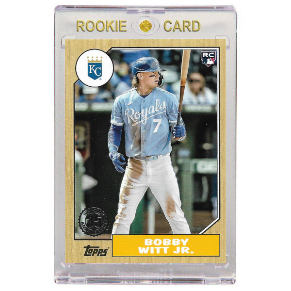 Bobby Witt Jr. Kansas City Royals 2022 Topps Update '87 Topps # 7 Rookie Card