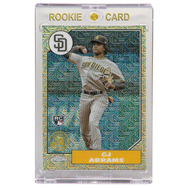 C.J. Abrams San Diego Padres 2022 Topps Chrome '87 Silver Pack # 41 Rookie Card