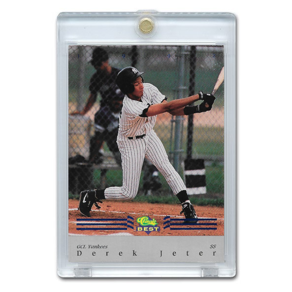 Derek Jeter 1992 Classic Blue # BC22 Pre-Rookie Card