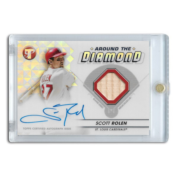 Scott Rolen Autographed Card 2023 Topps Pristine Around The Diamond Relic #ADR-SR