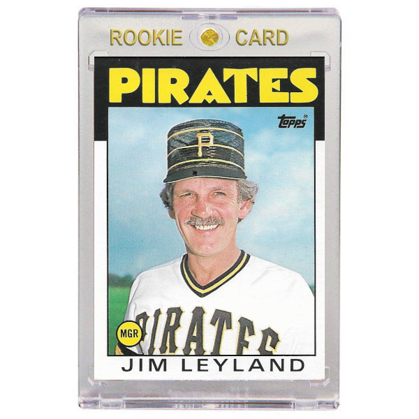 Jim Leyland Pittsburgh Pirates 1986 Topps Traded # 66T Rookie Card