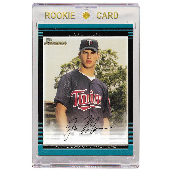Joe Mauer Minnesota Twins 2002 Bowman # 379 Rookie Card