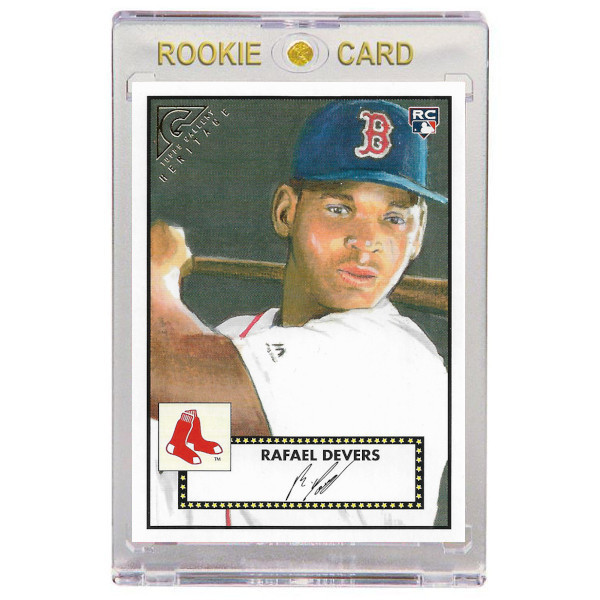 Rafael Devers Boston Red Sox 2018 Topps Gallery Heritage # H2 Rookie Card