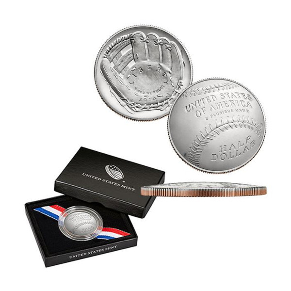 Baseball Hall of Fame US Mint Half-Dollar Clad Commemorative Coin