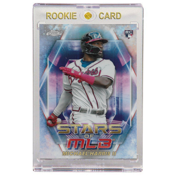 Michael Harris II Atlanta Braves 2023 Topps Chrome Stars of MLB # 35 Rookie Card