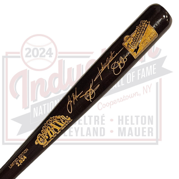 Baseball Hall of Fame 2024 Induction 22" Mini Replica Signature Bat Limited Edition of 2,024