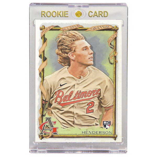 Gunnar Henderson Baltimore Orioles 2023 Topps Allen & Ginter # 377 Rookie Card (Short Print)