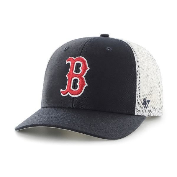 Youth ’47 Brand Boston Red Sox Navy and White Snapback Adjustable Trucker