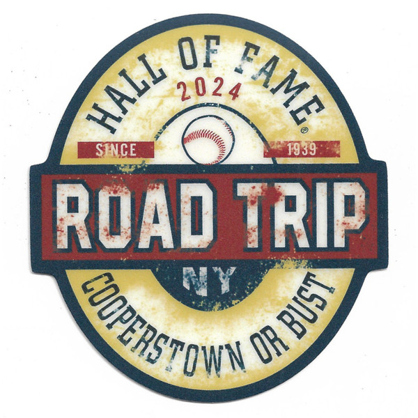 Baseball Hall of Fame 2024 Road Trip Vinyl Decal