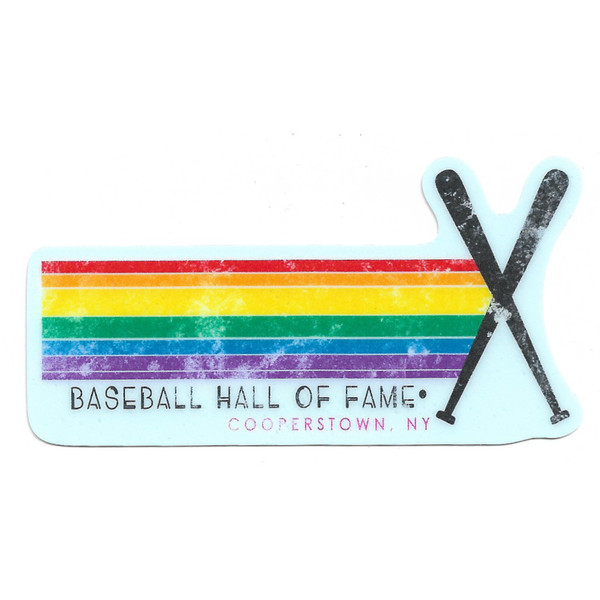 Baseball Hall of Fame Sentret Pride Vinyl Decal
