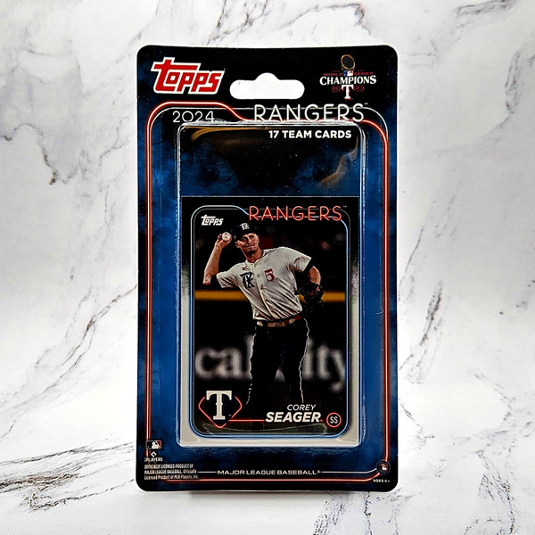 Topps Texas Rangers 2024 Baseball Cards 17-Card Team Set