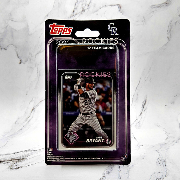 Topps Colorado Rockies 2024 Baseball Cards 17-Card Team Set