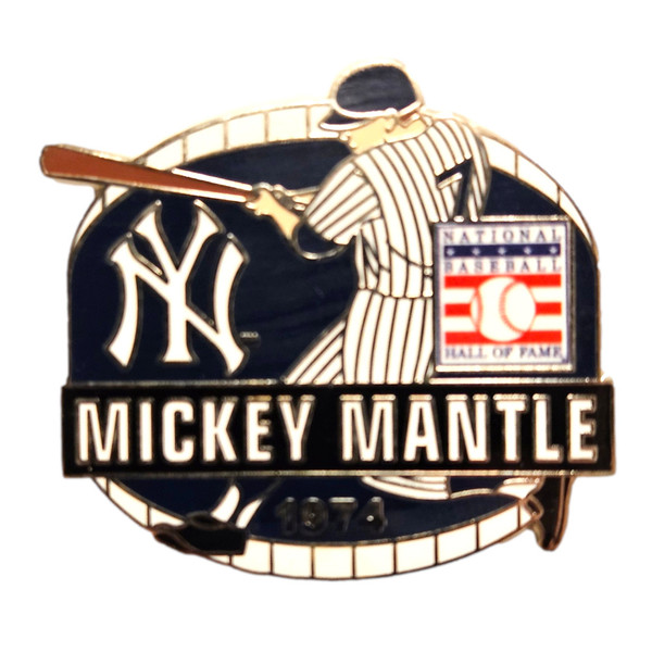 Mickey Mantle New York Yankees Hall of Fame Class of 1974 Collector’s Pin