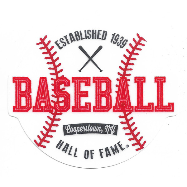 Baseball Hall of Fame Basker Bats Vinyl Decal