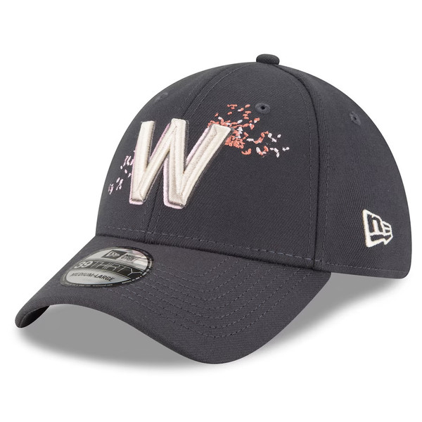 Men’s New Era Washington Nationals City Connect 39THIRTY Flex Fit Dark Grey Cap