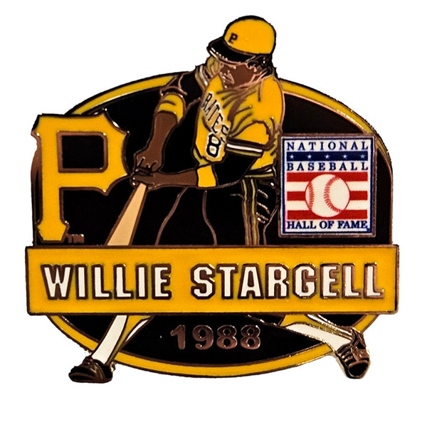 Willie Stargell Pittsburgh Pirates Hall of Fame Class of 1988 Collector’s Pin