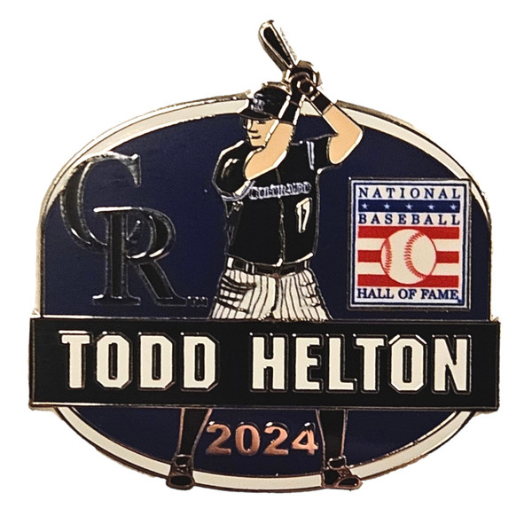 Todd Helton Colorado Rockies Hall of Fame Class of 2024 Collector’s Pin